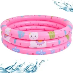 Basen dmuchany dla dzieci SUNCLUB różowy 100x30cm ogrodowy brodzik PVC 148l
