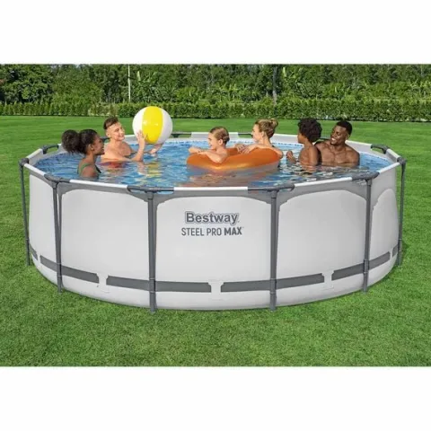 Basen ogrodowy stelażowy 366 x 100 cm 17w1 Bestway 56418