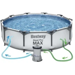 Basen ogrodowy stelażowy 366 x 76 cm 9w1 Bestway 56416