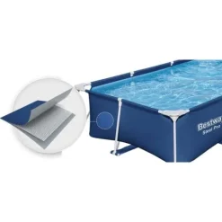 Basen ogrodowy stelażowy 259 x 170 x 61 cm Bestway 56403N