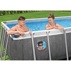 Basen ogrodowy stelażowy 488 x 244 x 122 cm 10w1 Bestway 561MB