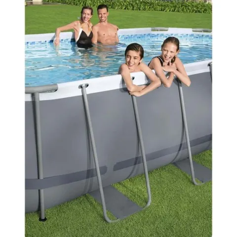 Basen ogrodowy stelażowy 549 x 274 x 122 cm 17w1 Bestway 56710