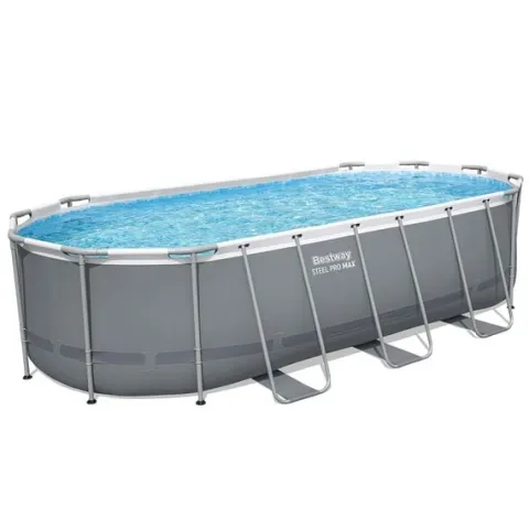 Basen ogrodowy stelażowy 549 x 274 x 122 cm 17w1 Bestway 56710