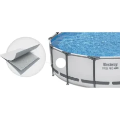 Basen stelażowy ogrodowy 457 x 107 cm 11w1 Bestway 56488