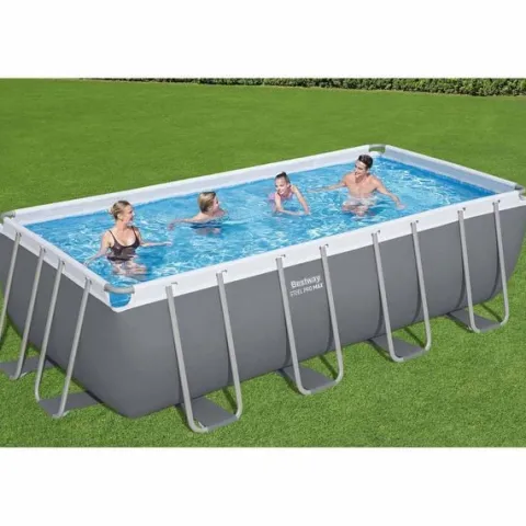 Basen stelażowy ogrodowy 488 x 244 x 122 cm 11w1 Bestway 56671N