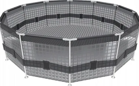 Basen stelażowy 366 x 100 Steel Pro z konstrukcją #15511 stelaż i niecka