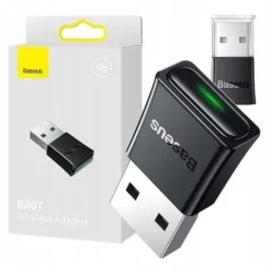 BASEUS PRZENOŚNY BEZPRZEWODOWY ADAPTER USB ODBIORNIK NADAJNIK BLUETOOTH 5.3