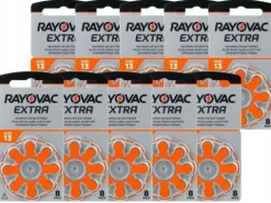 Baterie do aparatów słuchowych - RAYOVAC EXTRA - 13 / PR48 - 80 sztuk