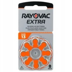 Baterie do aparatów słuchowych - RAYOVAC EXTRA - 13 / PR48 - 80 sztuk