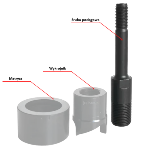 BAUDAT - ŚRUBA POCIĄGOWA 3/4"-16UNF na 7/16"-20UNF GEN2.0 (50-028.88)