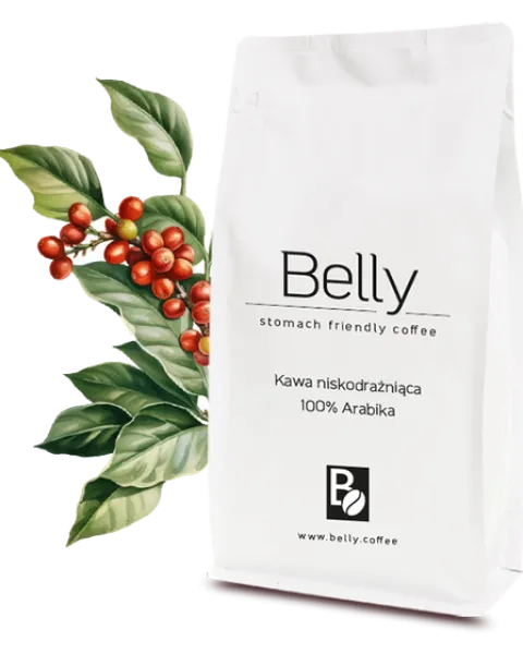 Belly Coffee - Kawa Niskodrażniąca 1kg - ziarna (od producenta)