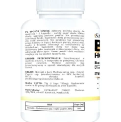 BERBERYNA 1500 HCL 98% SILNY EFEKT ZDROWE ODCHUDZANIE GLUKOZA INSULINA 100