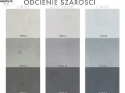 Beton architektoniczny tynk dekoracyjny WEWNĘTRZNY 7.5 kg/ do 7.5 m² Kolory