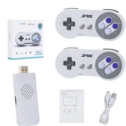 Bezprzewodowa Konsola Retro HDMI 2 Pady 5000+ Gier