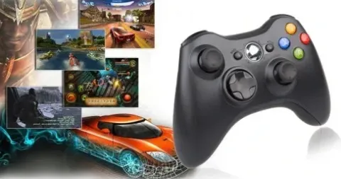 BEZPRZEWODOWY GAMEPAD XBOX 360 PC DUAL SHOCK PAD