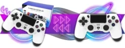 BEZPRZEWODOWY PAD GAMINGOWY do PS4 KONTROLER DOUBLESHOCK WIBRACJE Zamiennik