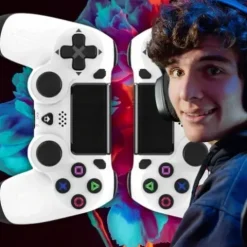 BEZPRZEWODOWY PAD GAMINGOWY do PS4 KONTROLER DOUBLESHOCK WIBRACJE Zamiennik
