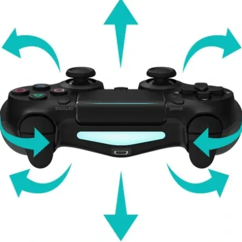 BEZPRZEWODOWY PAD GAMINGOWY do PS4 KONTROLER DOUBLESHOCK WIBRACJE Zamiennik