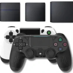 BEZPRZEWODOWY PAD GAMINGOWY do PS4 KONTROLER DOUBLESHOCK WIBRACJE Zamiennik