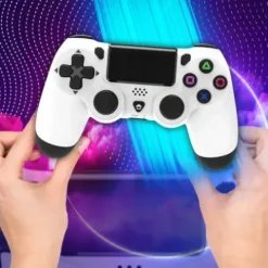 BEZPRZEWODOWY PAD GAMINGOWY do PS4 KONTROLER DOUBLESHOCK WIBRACJE Zamiennik