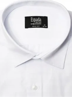 Biała koszula męska slim fit biznesowa dopasowana