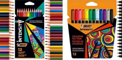 BIC WYPRAWKA SZKOLNA ZESZYTY TEMATYCZNE ZESTAW DO SZKOŁY klasa 4-8 Bidon