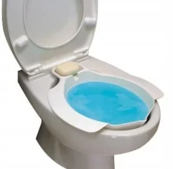 BIDET SANITARNY MISKA NAKŁADKA NASADKA NA SEDES WC DO MYCIA PODMYWANIA