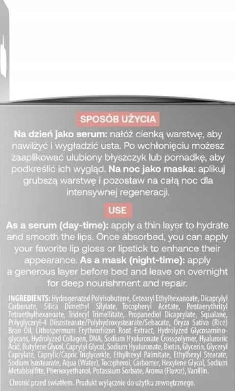 BIELENDA COLLAGEN JELLY LIP SERUMMASKA DO UST 2 W 1 8 G