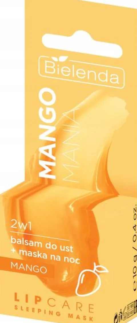 BIELENDA LIP CARE SLEEPING MASK BALSAM DO UST MASKA NA NOC 2W1 MANGO 10 G
