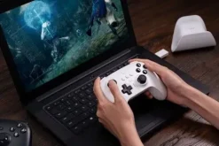 8Bitdo Ultimate White Pad + Dock BT Hall Switch PC