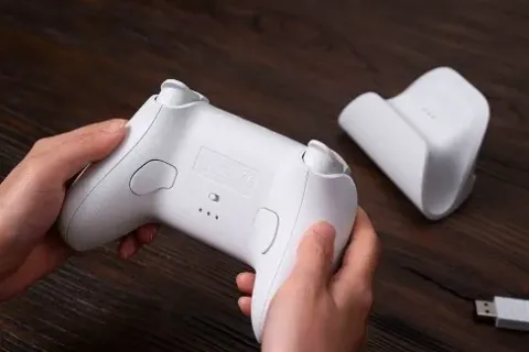 8Bitdo Ultimate White Pad + Dock BT Hall Switch PC
