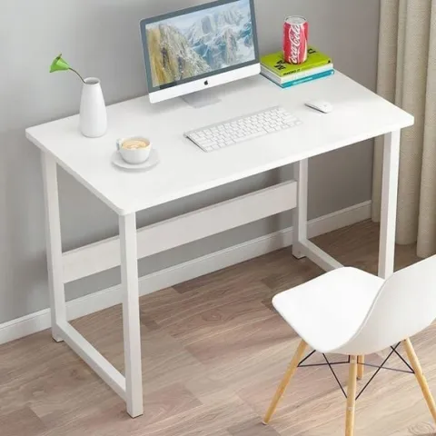 BIURKO KOMPUTEROWE BIAŁE STOLIK POD LAPTOP KOMPUTER STYL SKANDYNAWSKI