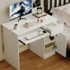 Biurko komputerowe stolik białe młodzieżowe nowoczesne z szufladą półka