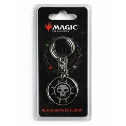 Black Mana | 6 cm | Metal | Brelok Gamingowy | Magic The Gathering