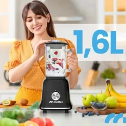 Blender Kielichowy Szklany do Koktajli Smoothie BL1800W