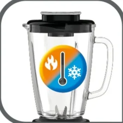 Blender kielichowy szklany TEFAL BLENDFORCE BL4358