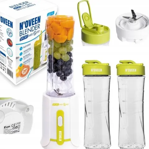 BLENDER SPORTOWY KIELICHOWY MIKSER KOKTAJL SMOOTHIE 2 BUTELKI BPA FREE