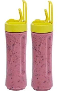 BLENDER SPORTOWY KIELICHOWY MIKSER KOKTAJL SMOOTHIE 2 BUTELKI BPA FREE