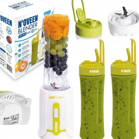 BLENDER SPORTOWY KIELICHOWY MIKSER KOKTAJL SMOOTHIE 2 BUTELKI BPA FREE