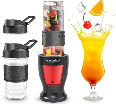 BLENDER 5 w 1 KIELICHOWY KALORIK DO SMOOTHIE KOKTAJLI 2 KUBKI 300W 2 OSTRZA