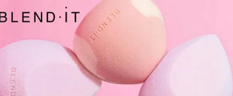 BLEND IT Sponge gąbka Marble Pink Nude gąbka blend it do makijażu