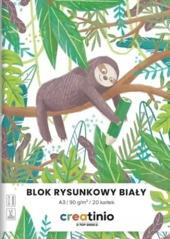 BLOK RYSUNK. A3/20K BIAŁY CREATINIO A'10 400176664