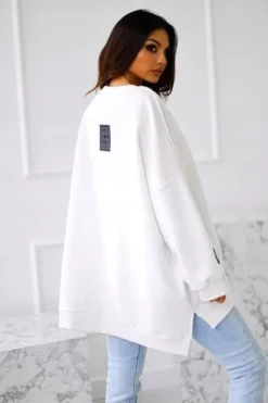 Bluza mucha oversize biała Me Gusta