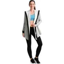Bluza sportowa Adidas Wrap Me Up damska dresowa narzuta termoaktywna z kapturem XS