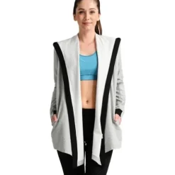 Bluza sportowa Adidas Wrap Me Up damska dresowa narzuta termoaktywna z kapturem XS