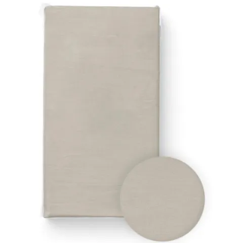 BOCIOLAND PRZEŚCIERADŁO JERSEY BAWEŁNA Z GUMKĄ DO ŁÓŻECZKA 60x120cm BEŻOWE