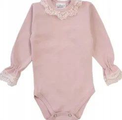BODY DZIEWCZYNKA ELEGANT KORONKA RÓŻ 74 L02G