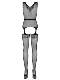 Bodystocking F217 - słodka wstążeczka w talii Obsessive XL/XXL