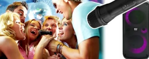 BOOMBOX WIEŻA RADIO MP3 GŁOŚNIK BLUETOOTH KARAOKE