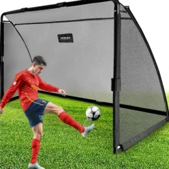Bramka do piłki nożnej 300 x 200 x 90 cm NS-497 czarna